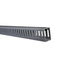 CANALETA RANURADA GRIS