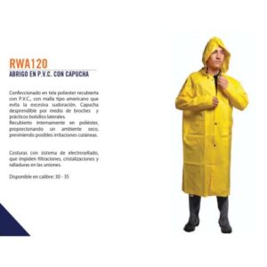 ABRIGO EN PVC RWA-120 TALLA L