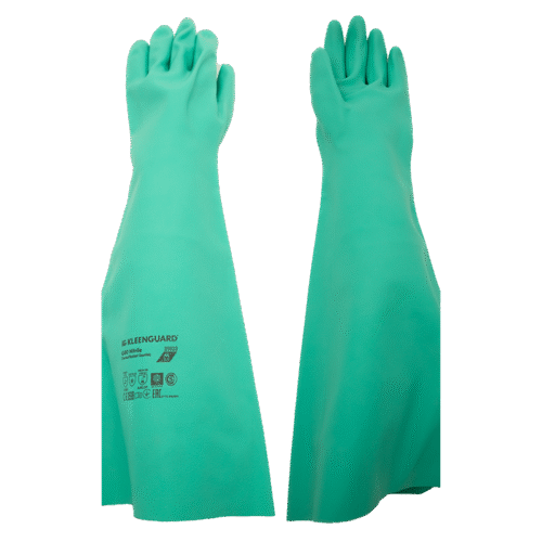 GUANTE KLEENGUARD G-80 NITRILO VERDE 18* T/9