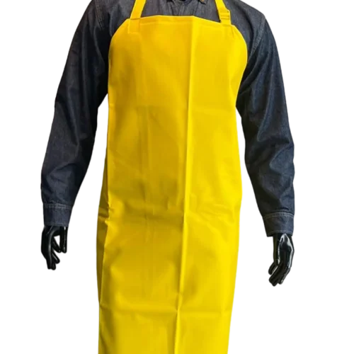 DELANTAL EN PVC GRANDE AMARILLO