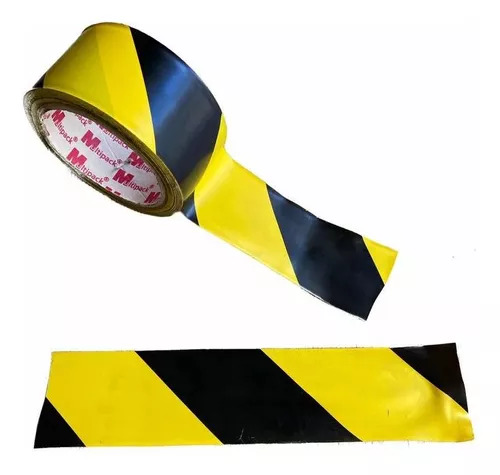 CINTA DE DEMARCACION 5702 AMARILLO/NEGRO DE 2* X 33MT