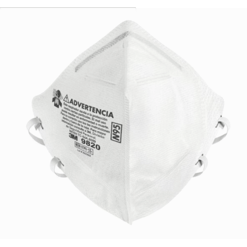 RESPIRADOR PARA PARTICULAS N95 9820 SIN VALVULA