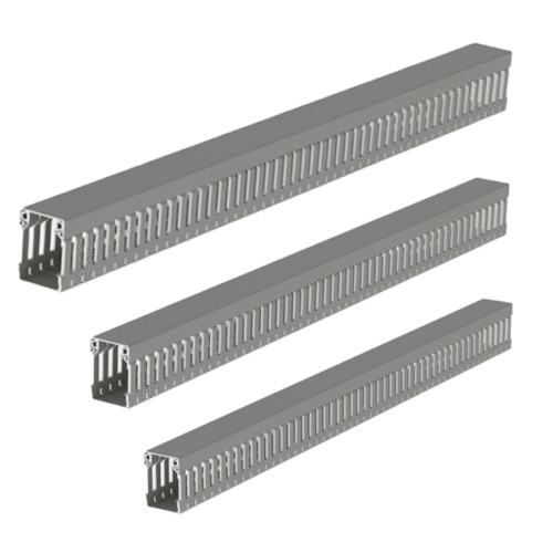 CANALETA RANURADA GRIS 80X60