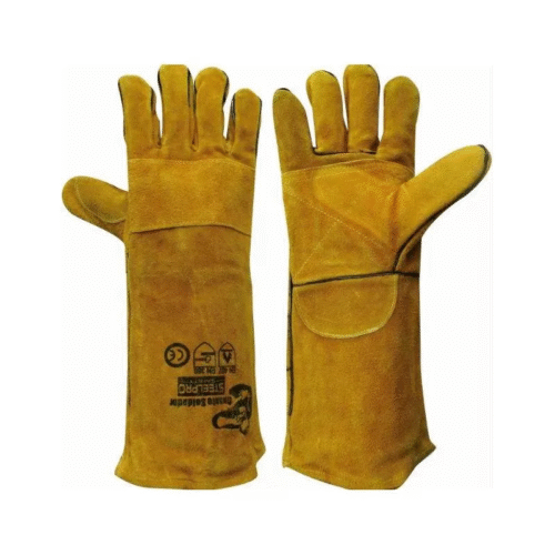 GUANTE SOLDADOR AMARILLO 16* 500444